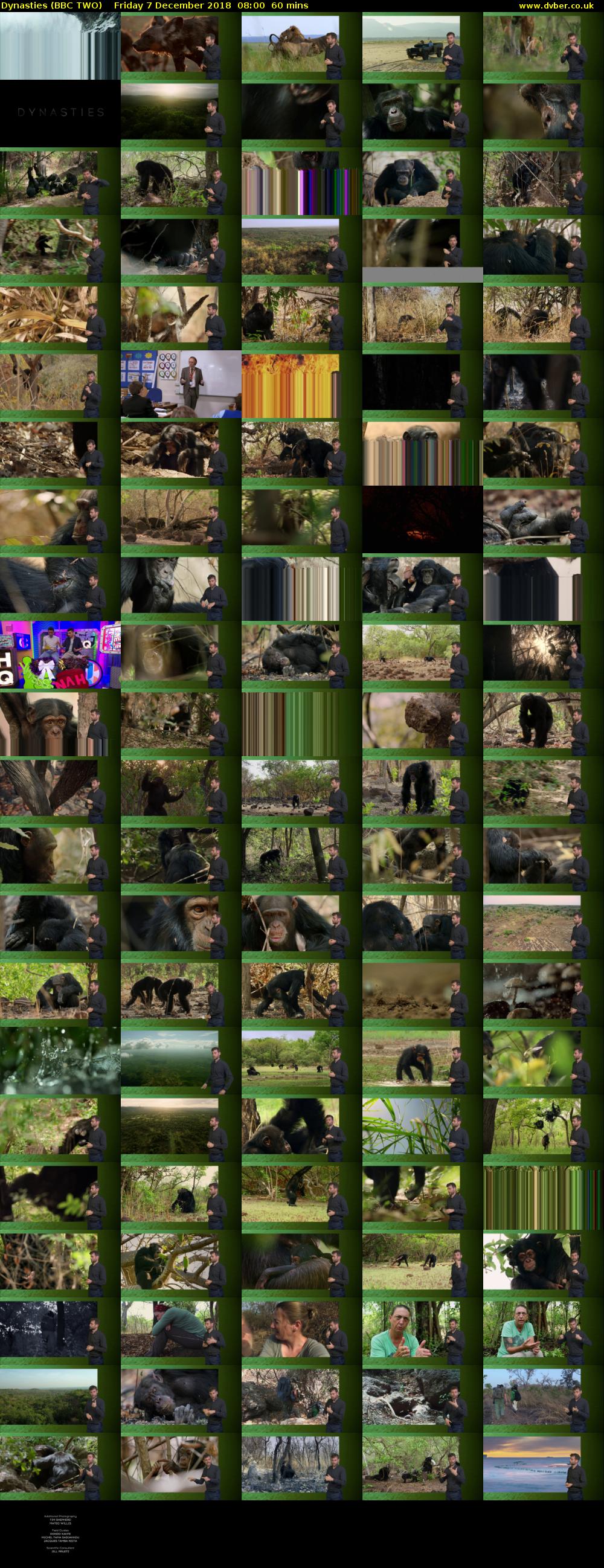 Dynasties (BBC TWO) Friday 7 December 2018 08:00 - 09:00