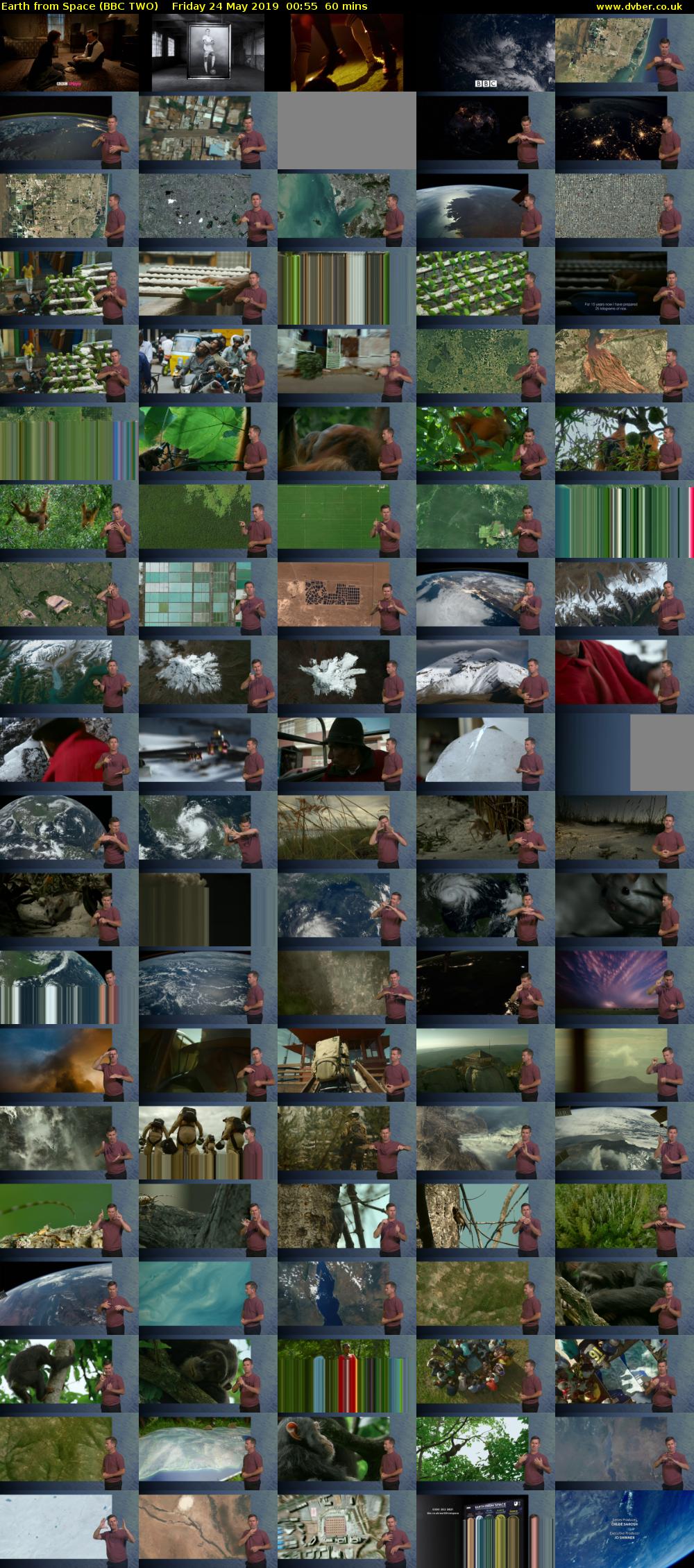 Earth from Space (BBC TWO) Friday 24 May 2019 00:55 - 01:55