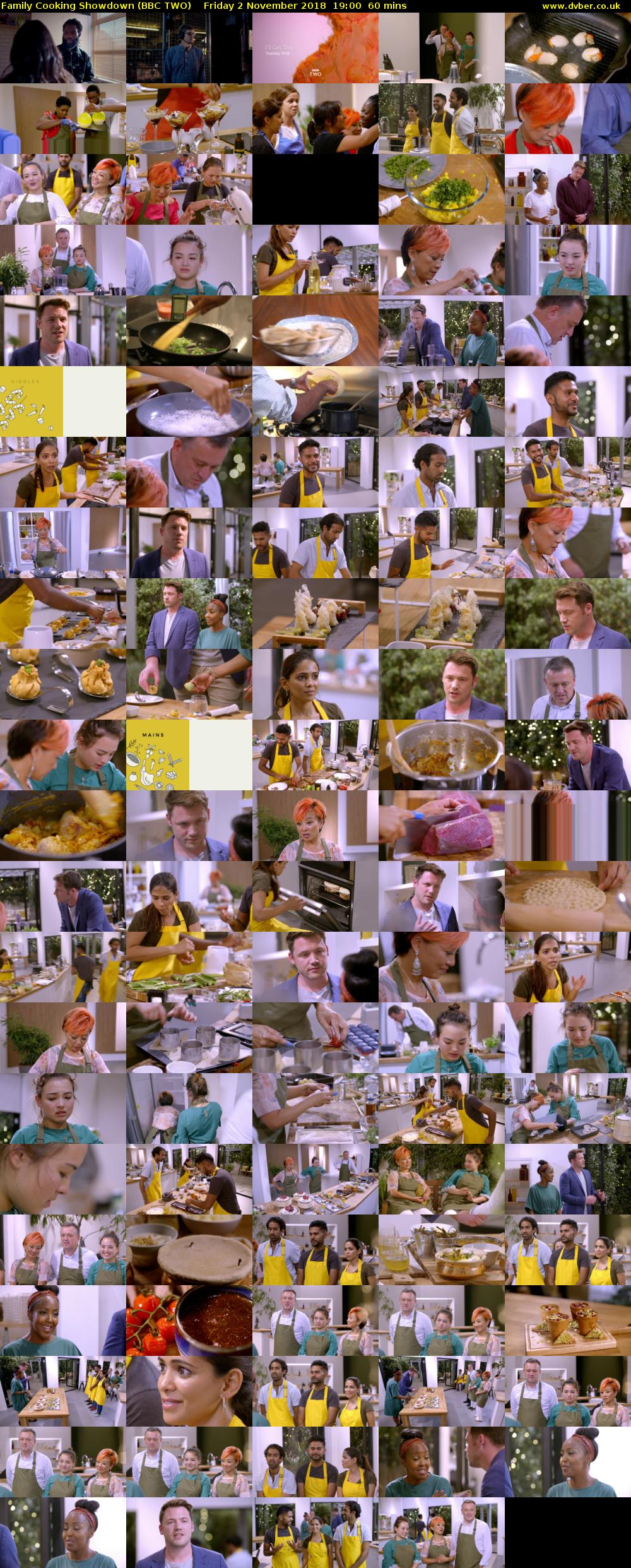 Family Cooking Showdown (BBC TWO) Friday 2 November 2018 19:00 - 20:00