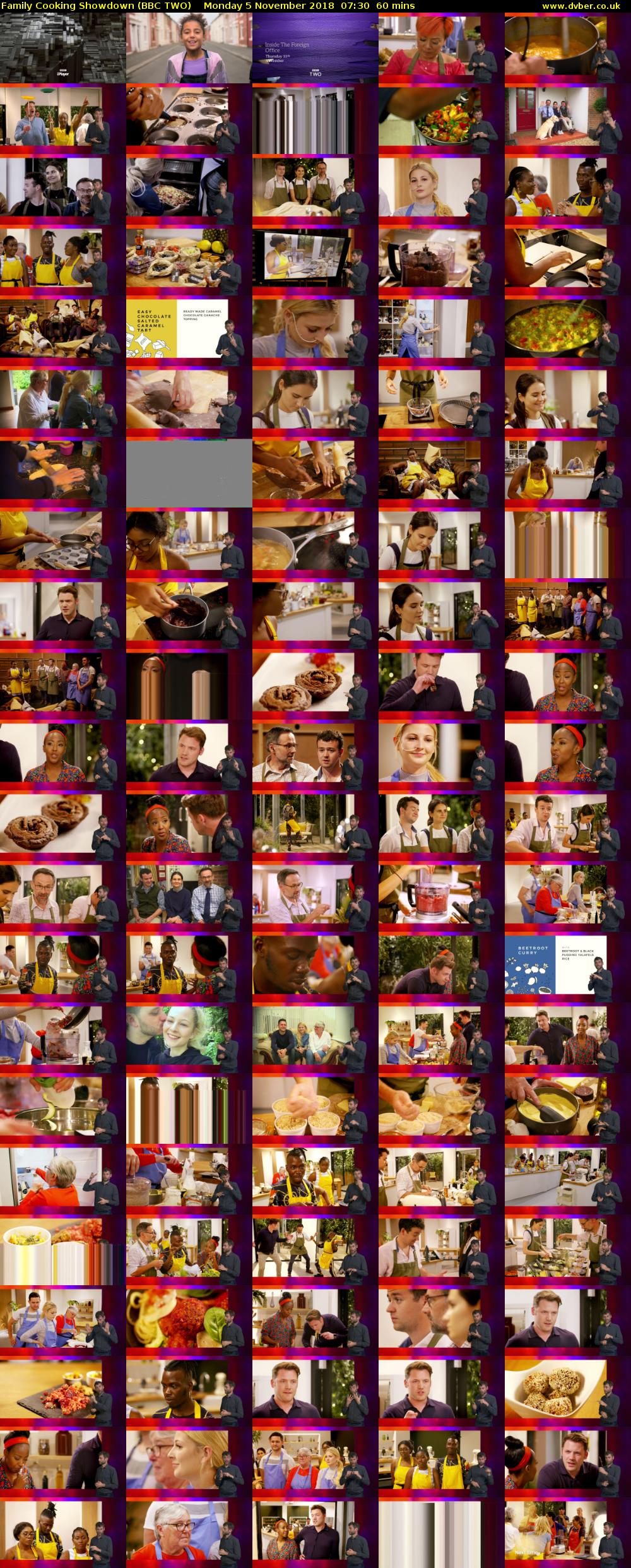 Family Cooking Showdown (BBC TWO) Monday 5 November 2018 07:30 - 08:30