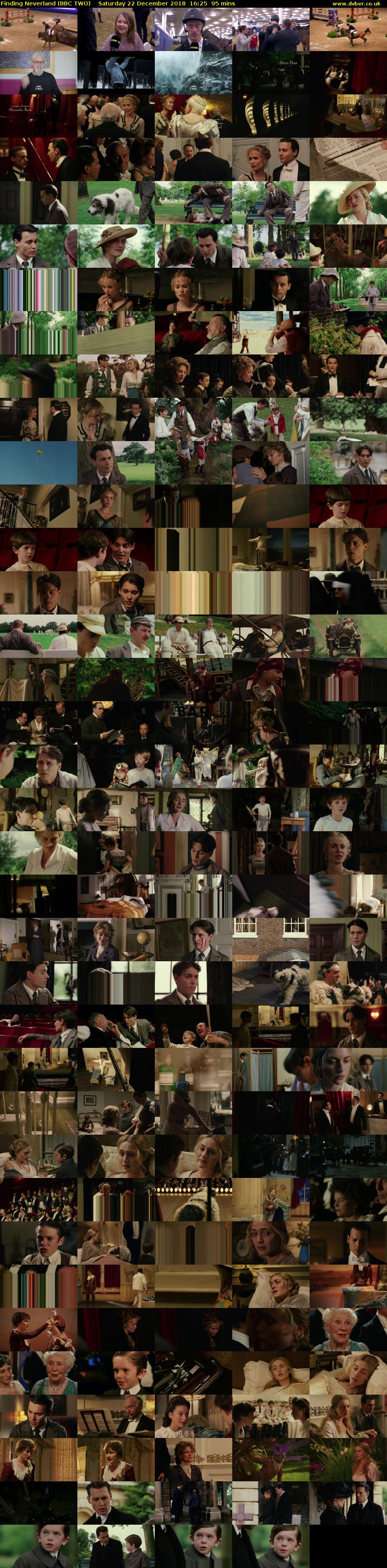 Finding Neverland (BBC TWO) Saturday 22 December 2018 16:25 - 18:00