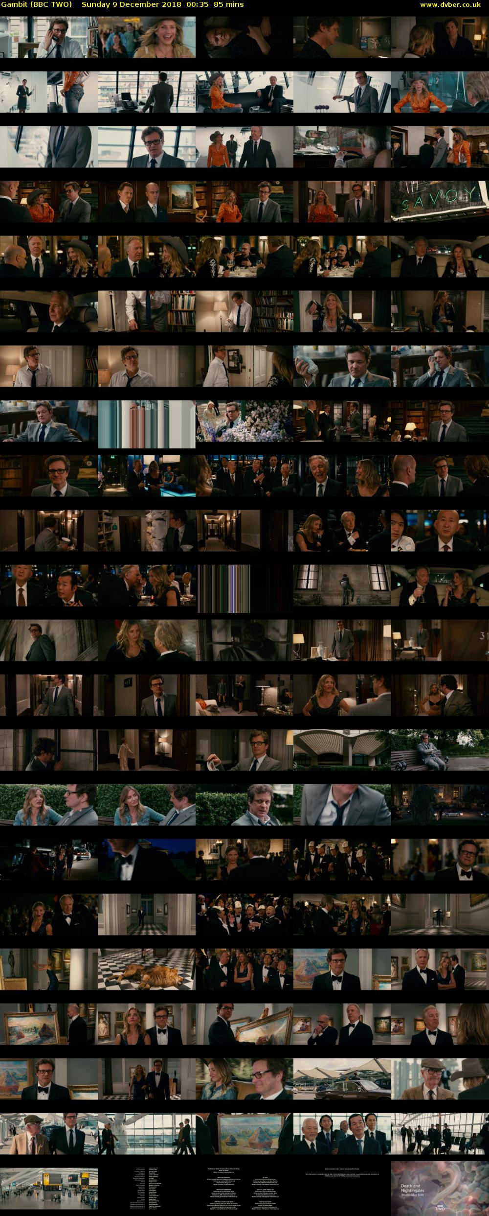 Gambit (BBC TWO) Sunday 9 December 2018 00:35 - 02:00