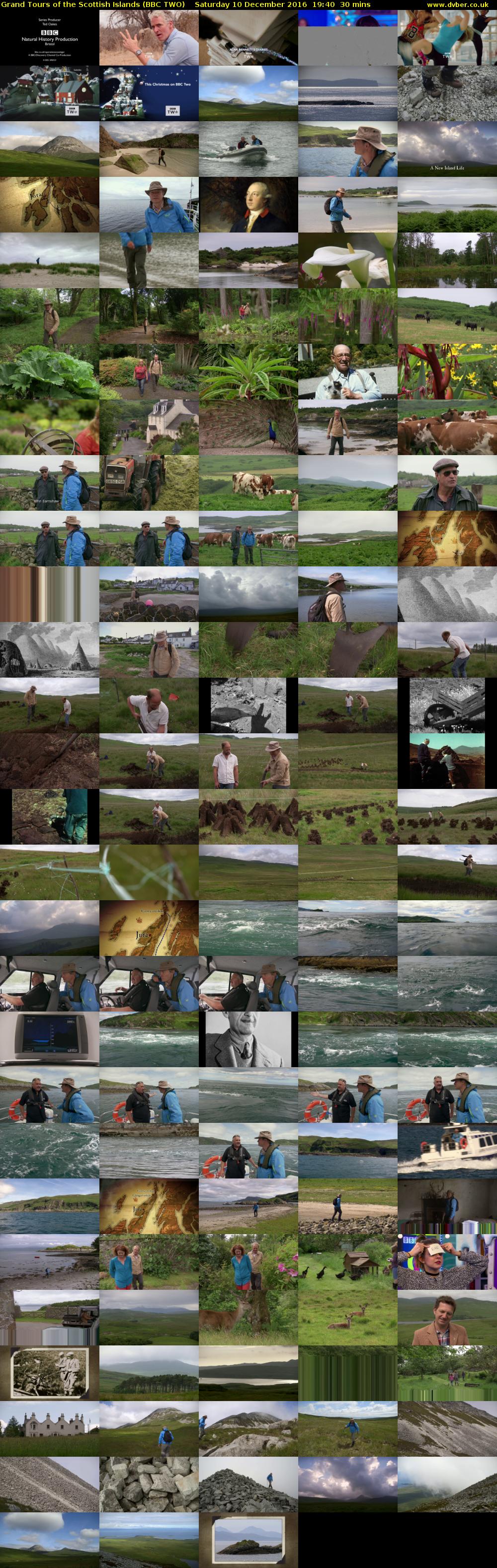 Grand Tours of the Scottish Islands (BBC TWO) Saturday 10 December 2016 19:40 - 20:10
