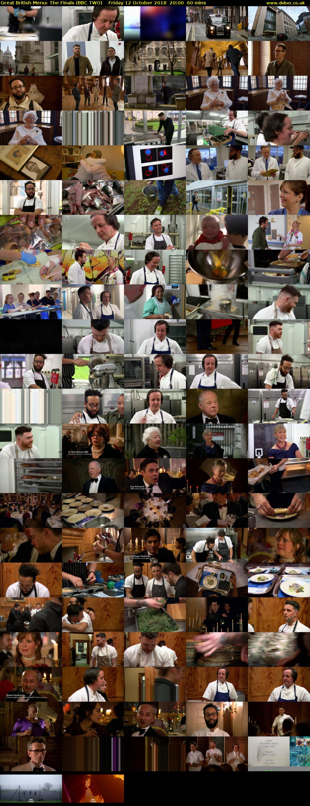 Great British Menu: The Finals (BBC TWO) Friday 12 October 2018 20:00 - 21:00
