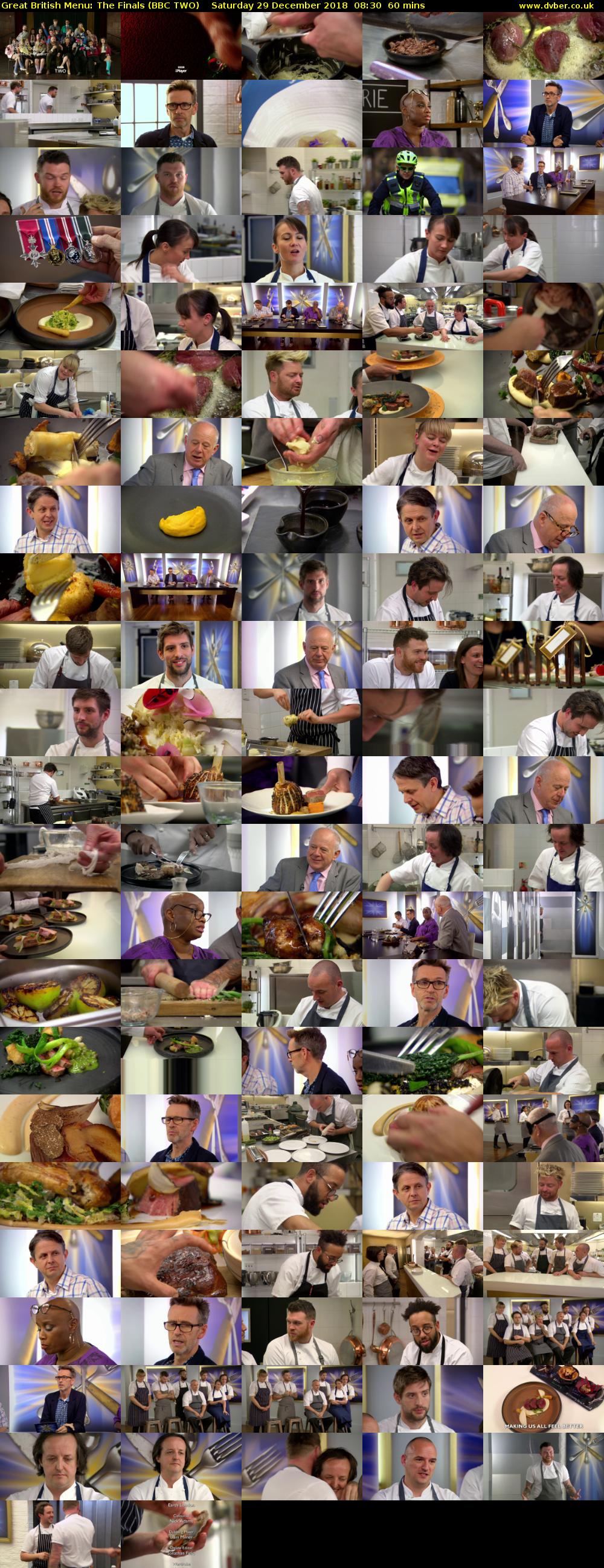 Great British Menu: The Finals (BBC TWO) Saturday 29 December 2018 08:30 - 09:30