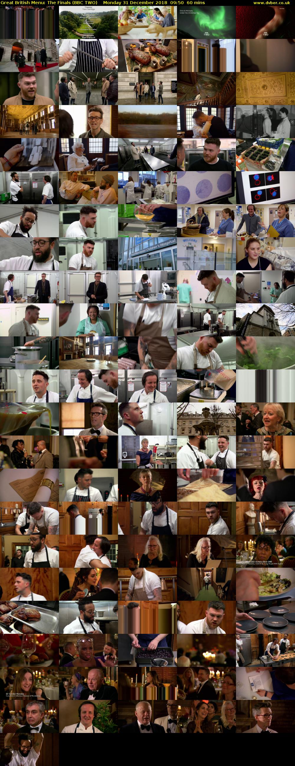 Great British Menu: The Finals (BBC TWO) Monday 31 December 2018 09:50 - 10:50