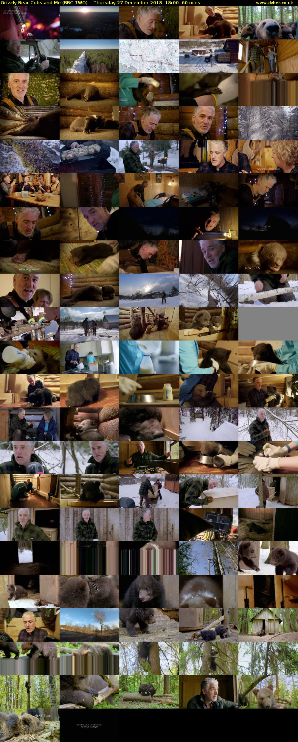 Grizzly Bear Cubs and Me (BBC TWO) Thursday 27 December 2018 18:00 - 19:00