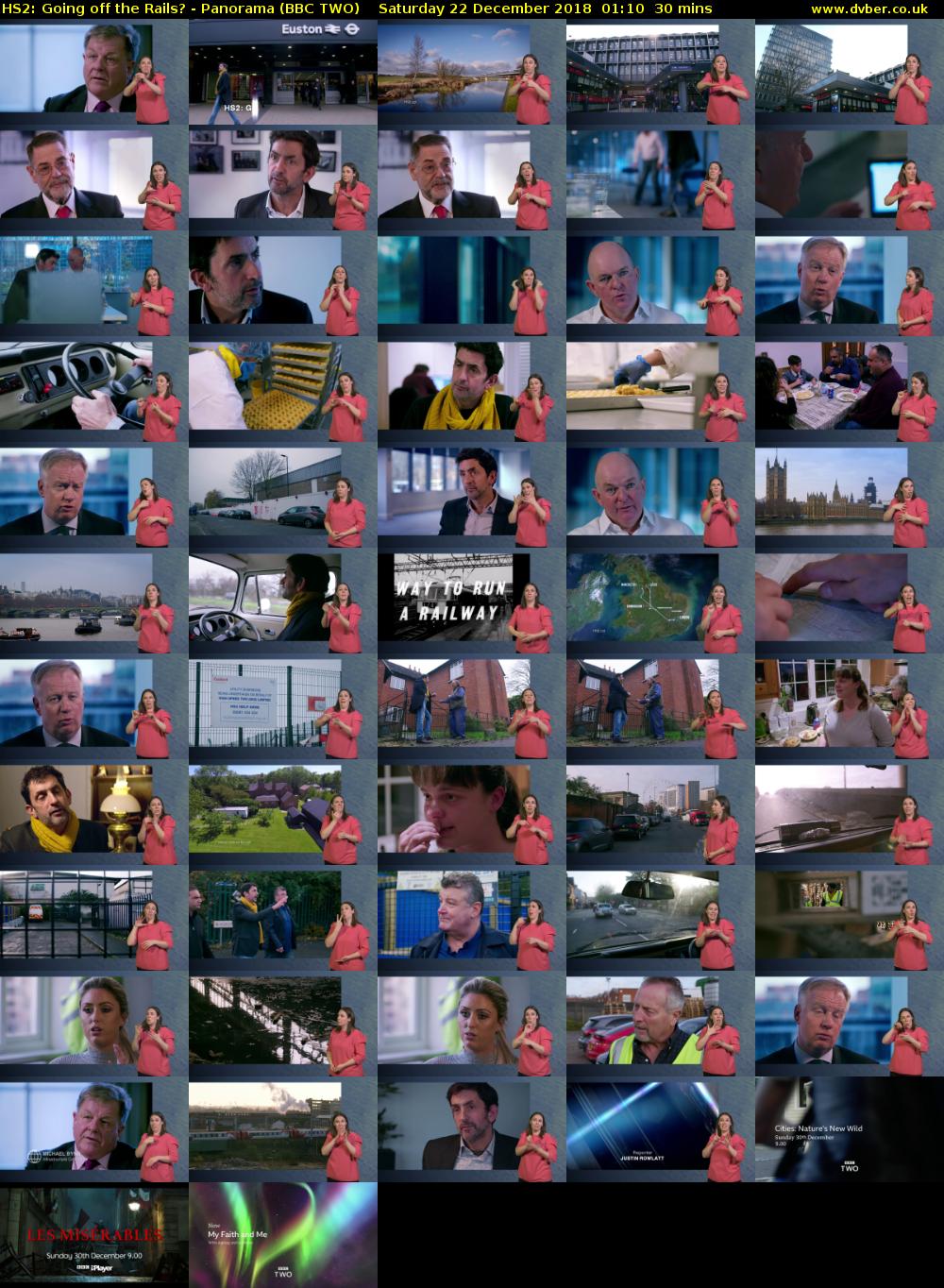 HS2: Going off the Rails? - Panorama (BBC TWO) Saturday 22 December 2018 01:10 - 01:40