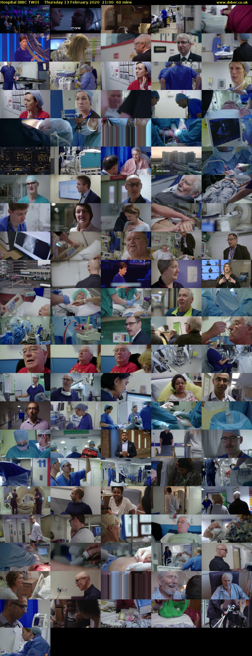 Hospital (BBC TWO) Thursday 13 February 2020 21:00 - 22:00