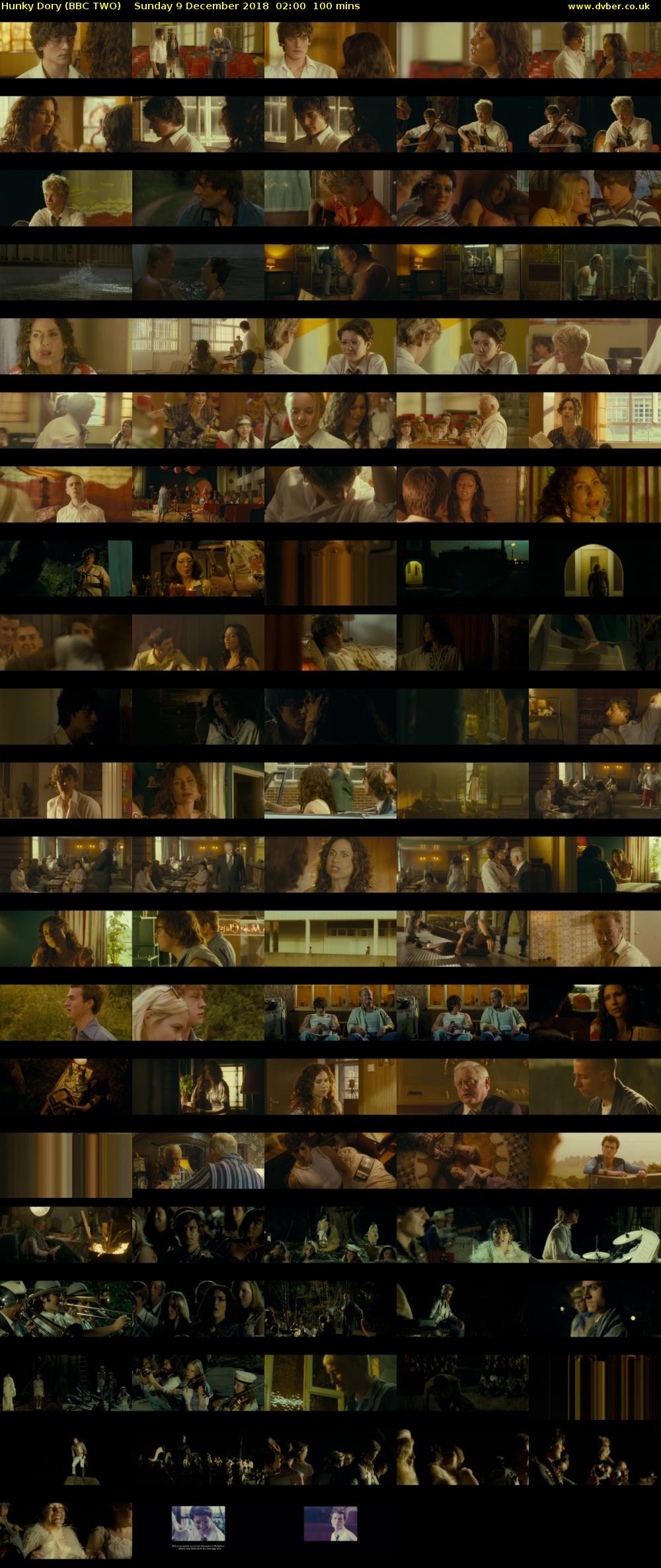 Hunky Dory (BBC TWO) Sunday 9 December 2018 02:00 - 03:40