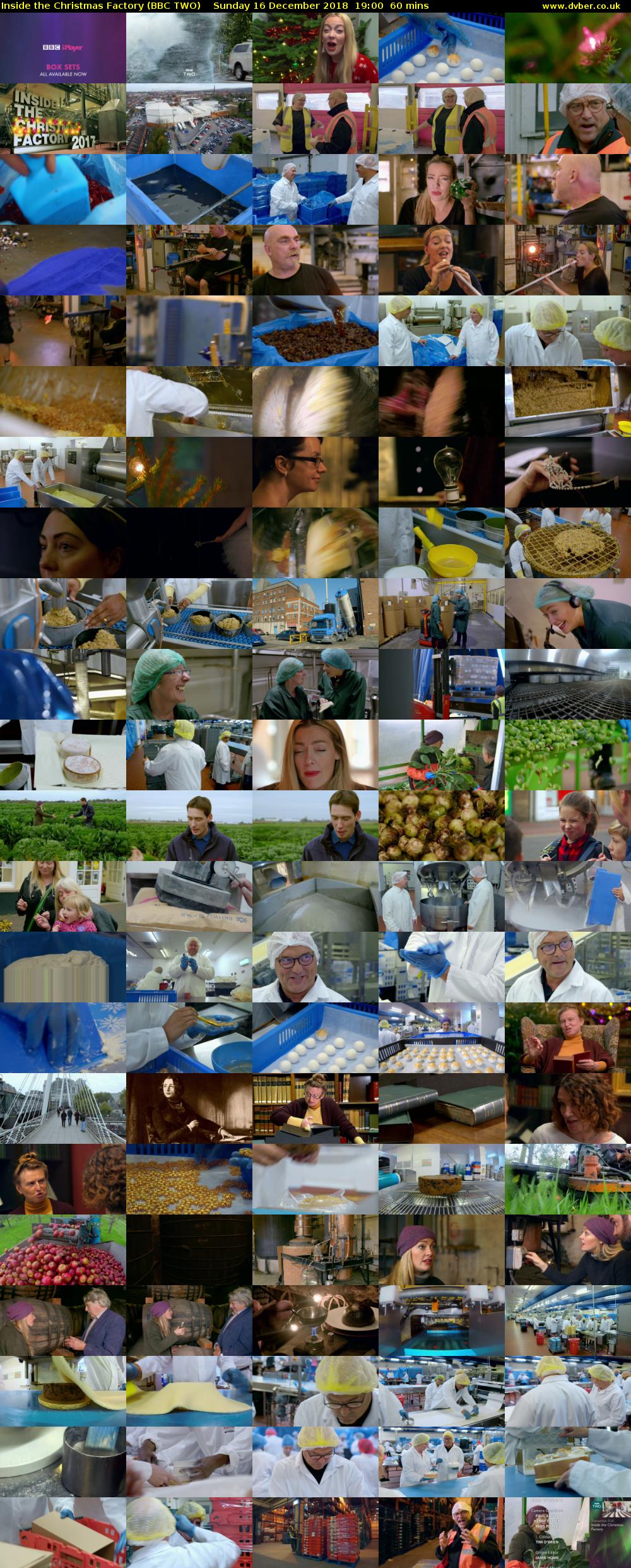 Inside the Christmas Factory (BBC TWO) Sunday 16 December 2018 19:00 - 20:00