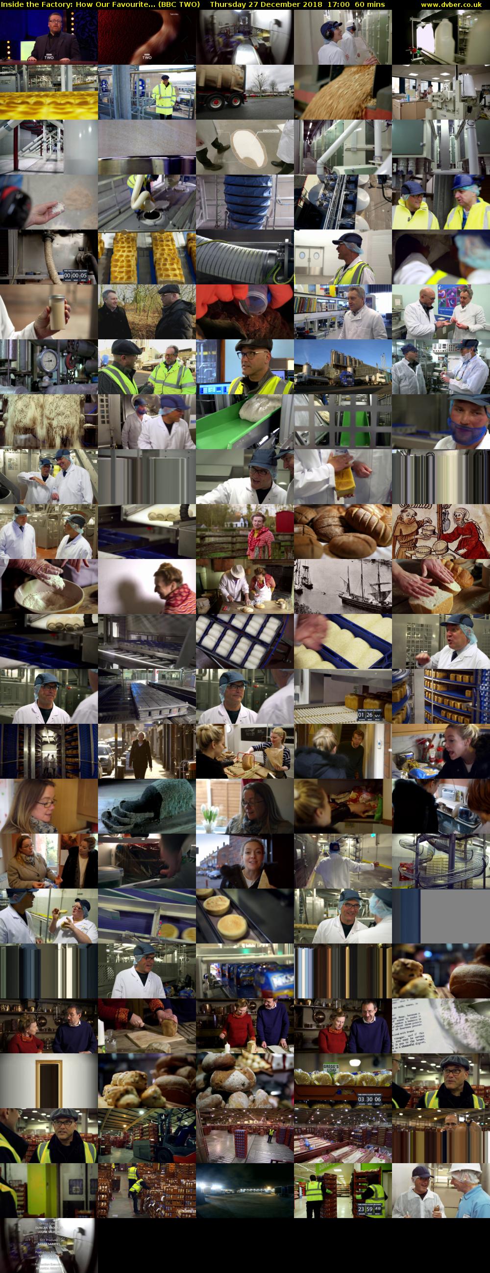 Inside the Factory: How Our Favourite... (BBC TWO) Thursday 27 December 2018 17:00 - 18:00