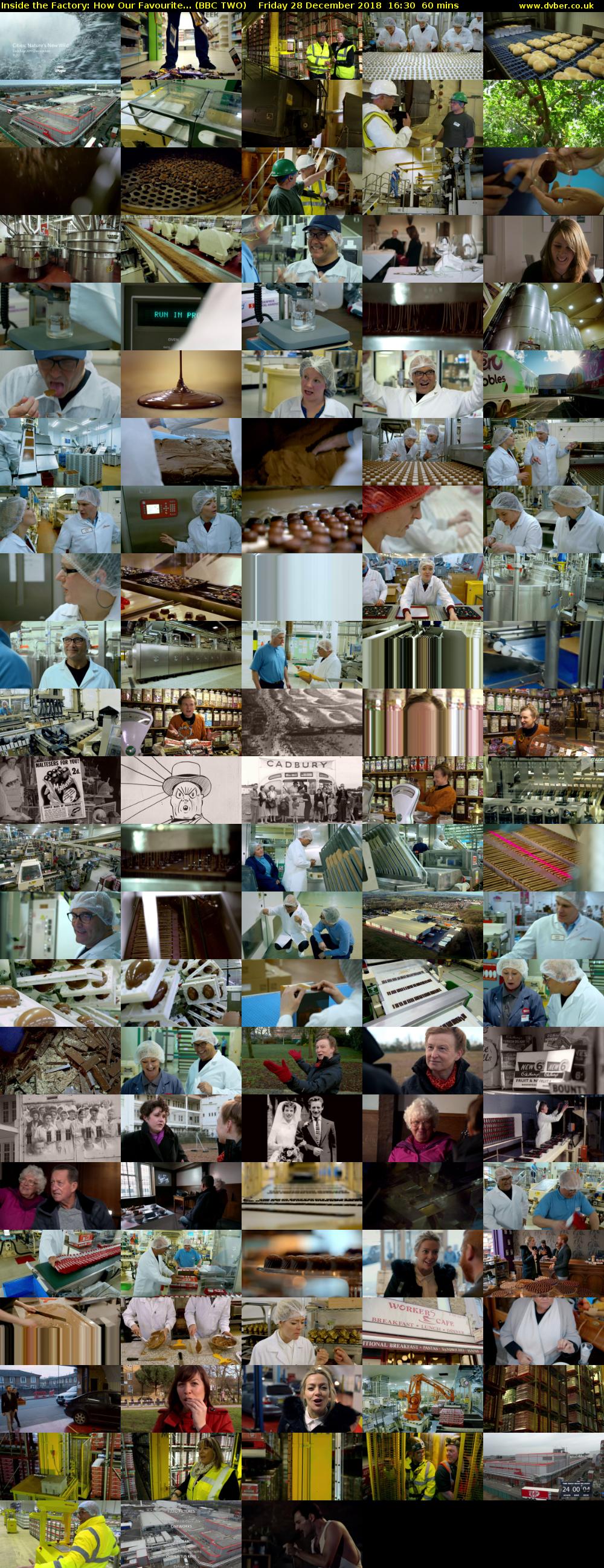Inside the Factory: How Our Favourite... (BBC TWO) Friday 28 December 2018 16:30 - 17:30