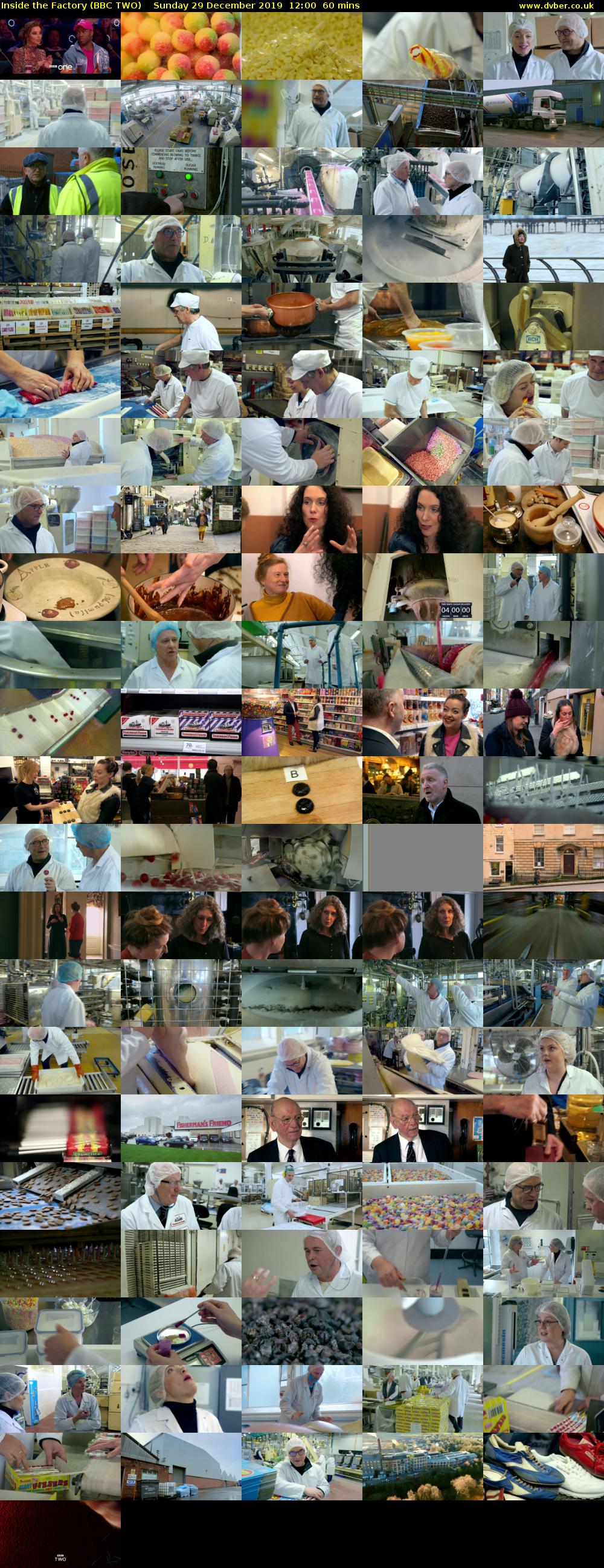 Inside the Factory (BBC TWO) Sunday 29 December 2019 12:00 - 13:00