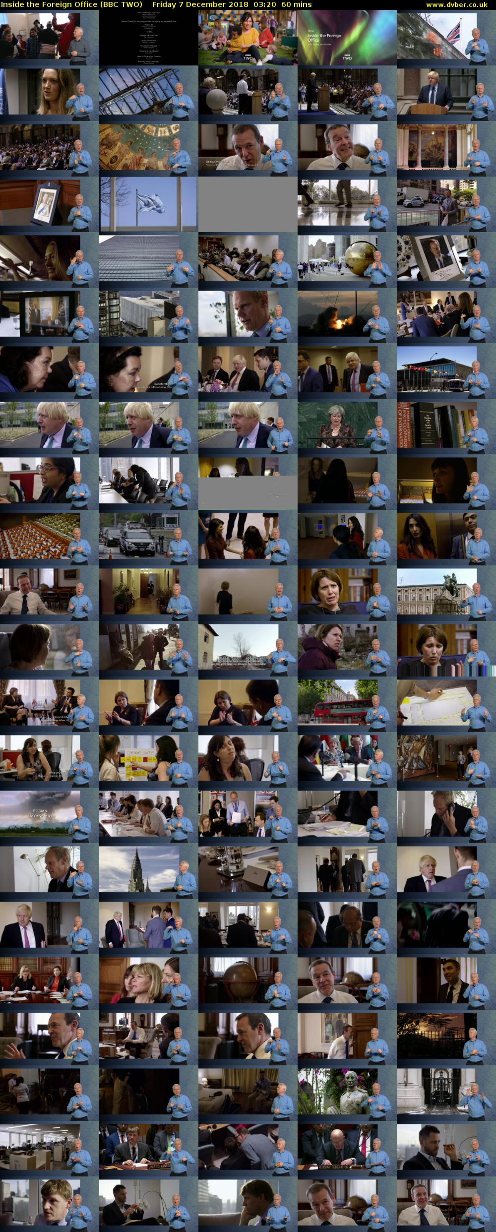 Inside the Foreign Office (BBC TWO) Friday 7 December 2018 03:20 - 04:20