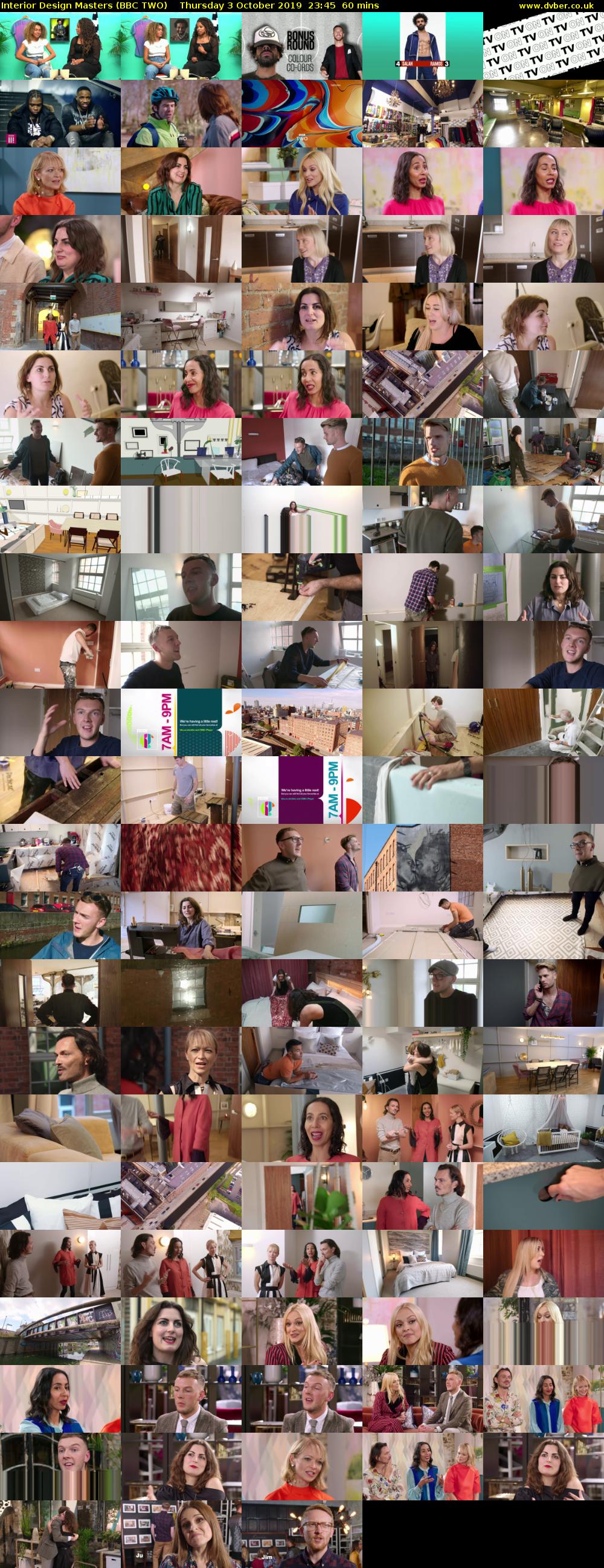Interior Design Masters (BBC TWO) Thursday 3 October 2019 23:45 - 00:45