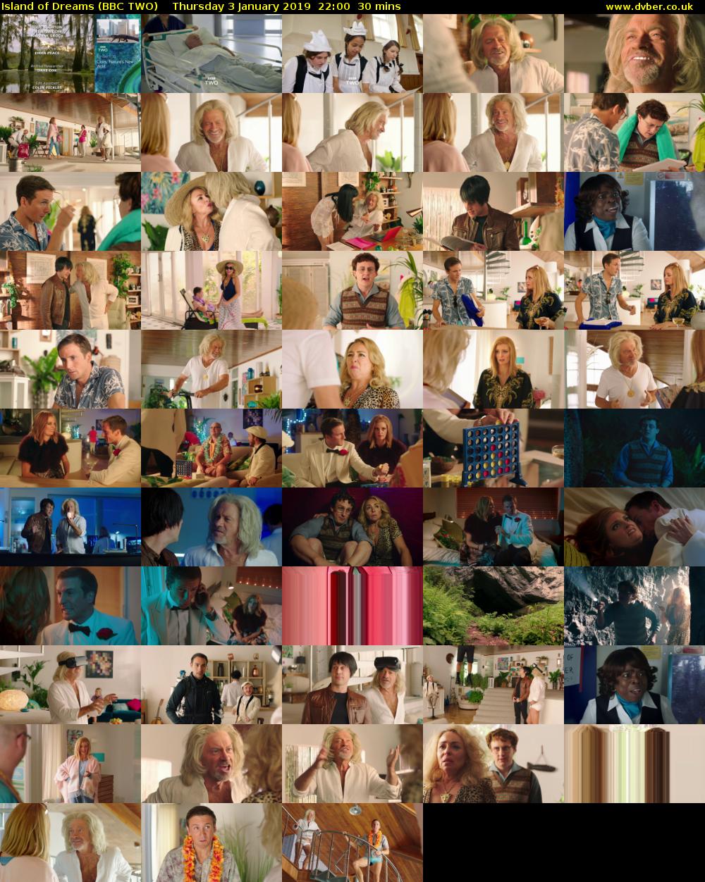 Island of Dreams (BBC TWO) Thursday 3 January 2019 22:00 - 22:30