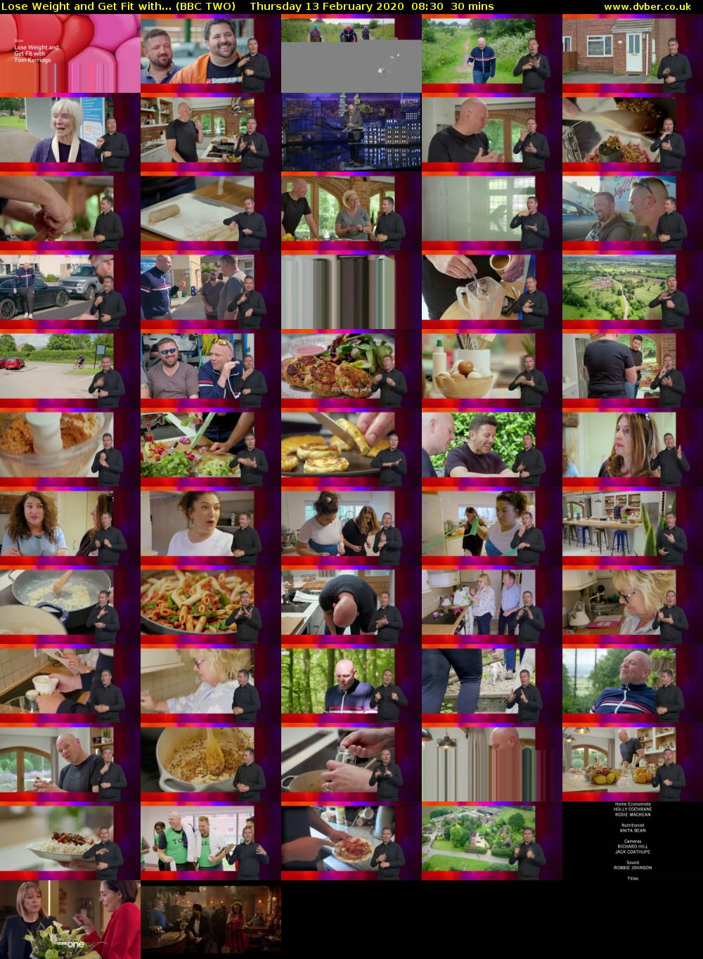 Lose Weight and Get Fit with... (BBC TWO) Thursday 13 February 2020 08:30 - 09:00