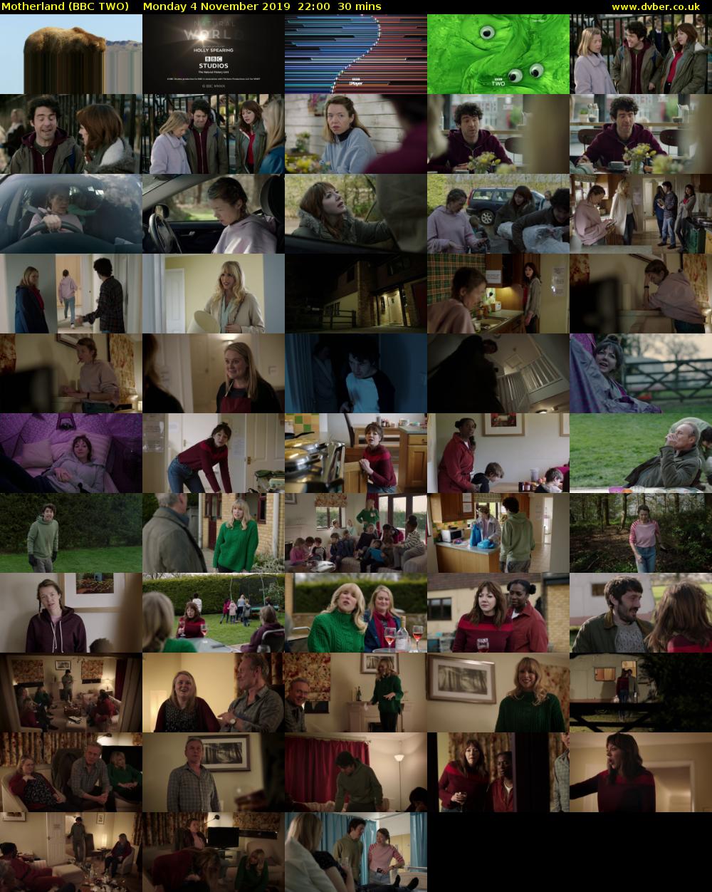 Motherland (BBC TWO) Monday 4 November 2019 22:00 - 22:30