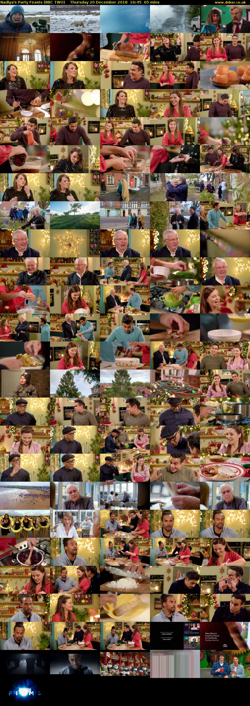 Nadiya's Party Feasts (BBC TWO) Thursday 20 December 2018 16:45 - 17:50