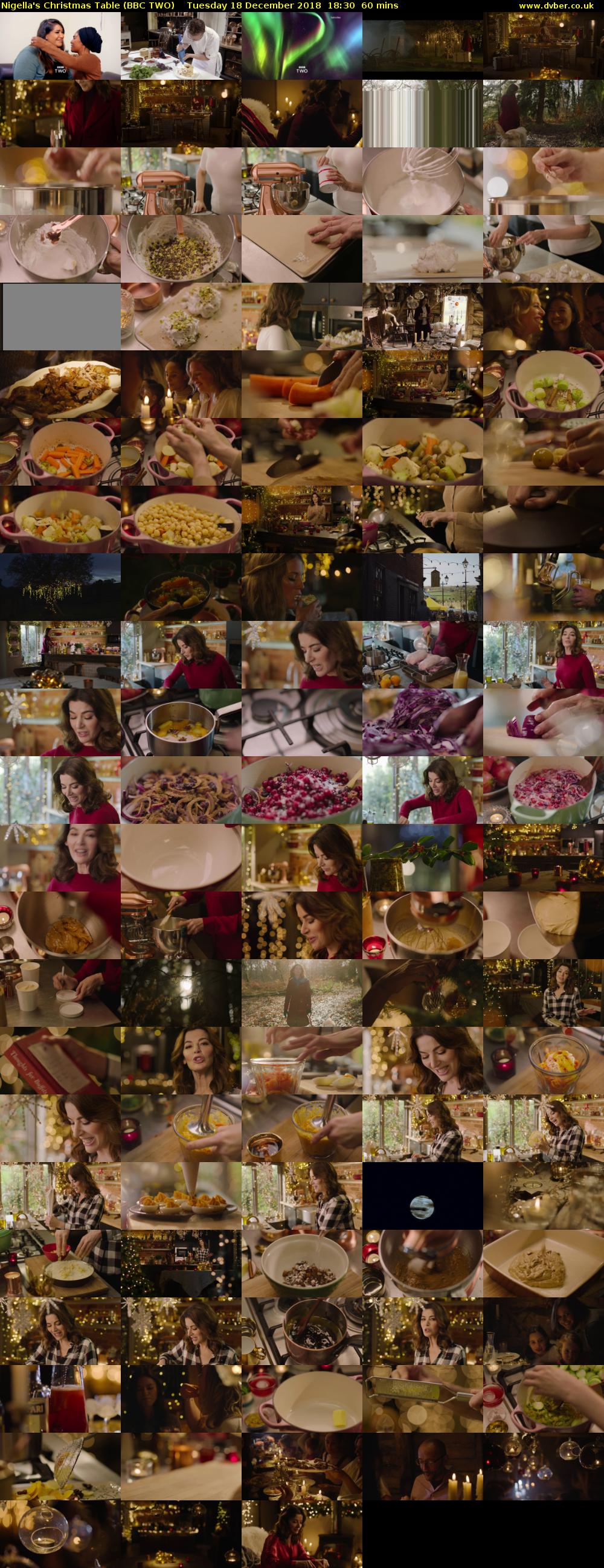 Nigella's Christmas Table (BBC TWO) Tuesday 18 December 2018 18:30 - 19:30
