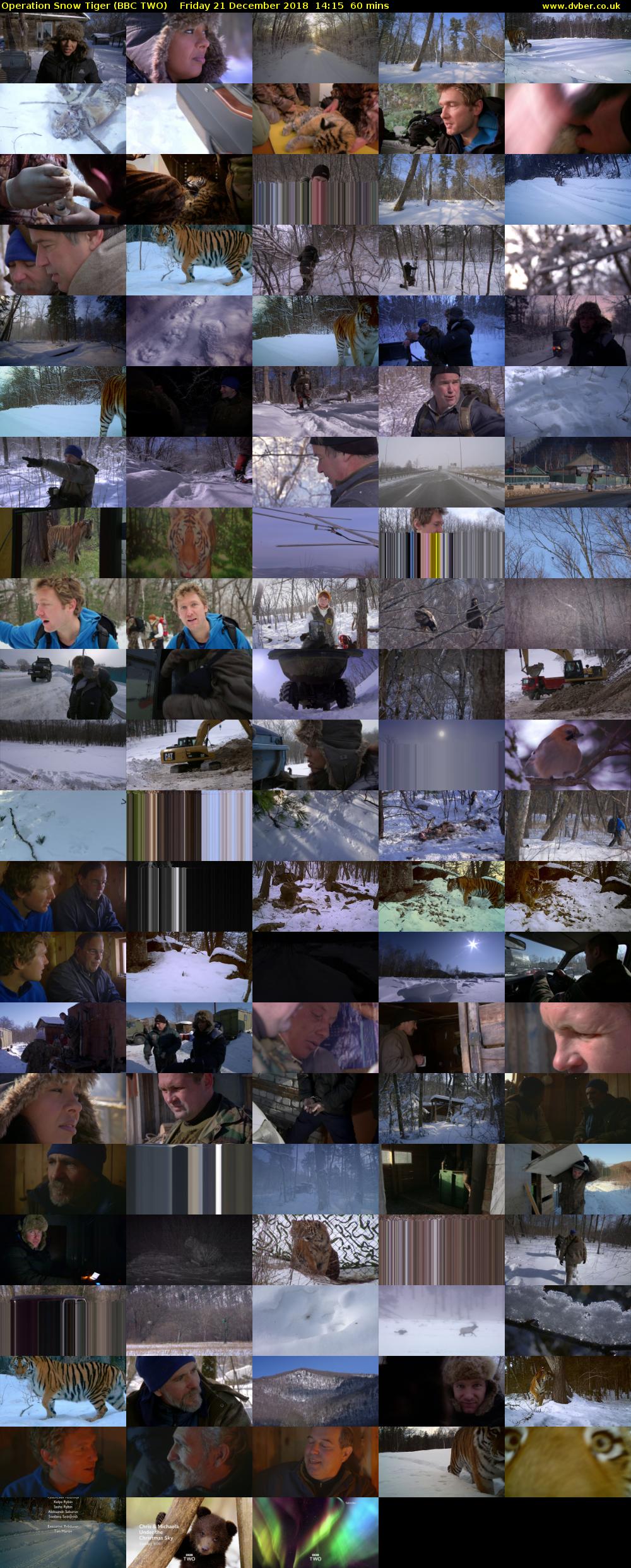 Operation Snow Tiger (BBC TWO) Friday 21 December 2018 14:15 - 15:15