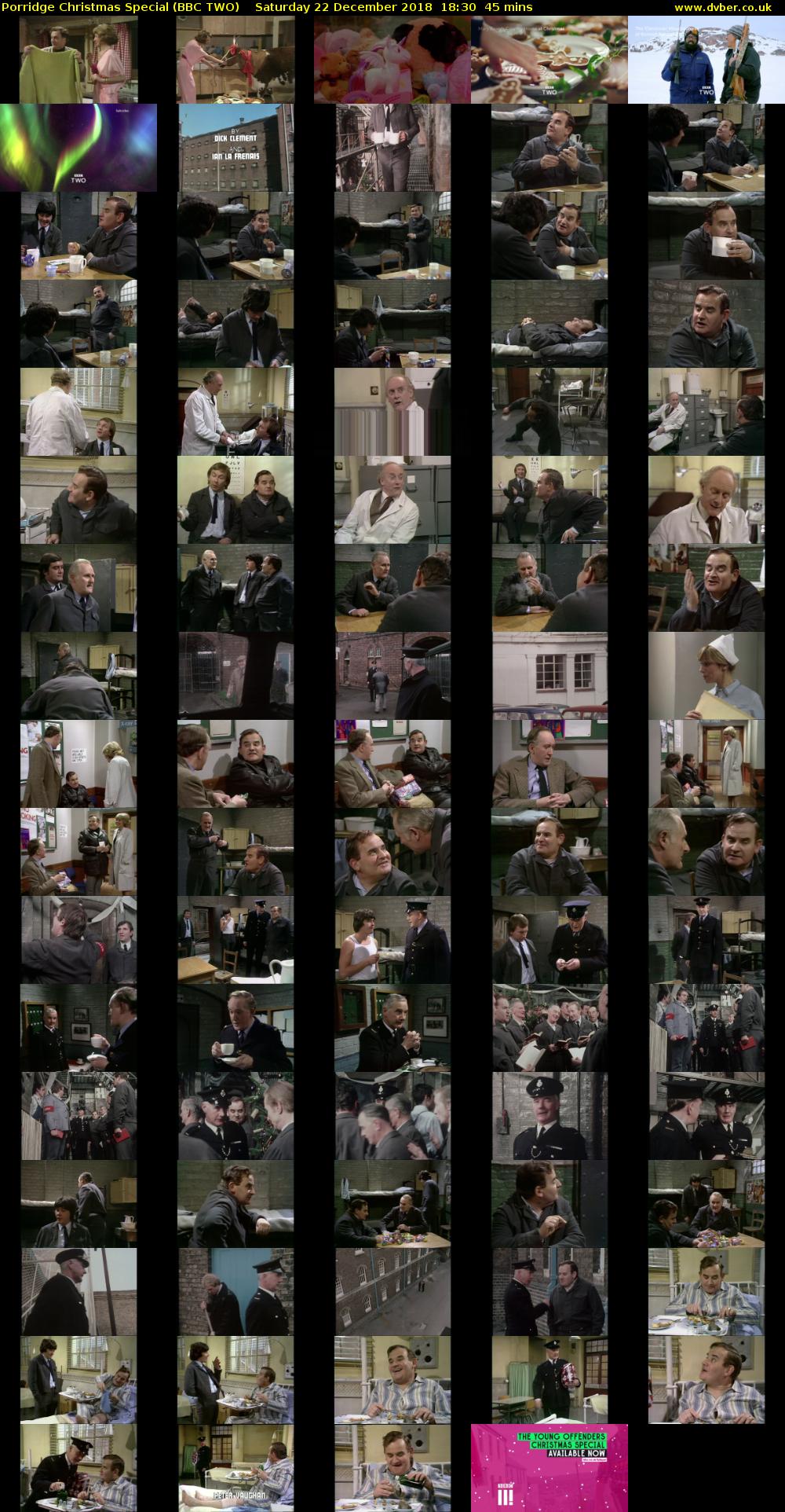 Porridge Christmas Special (BBC TWO) Saturday 22 December 2018 18:30 - 19:15