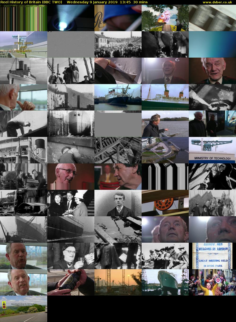 Reel History of Britain (BBC TWO) Wednesday 9 January 2019 13:45 - 14:15