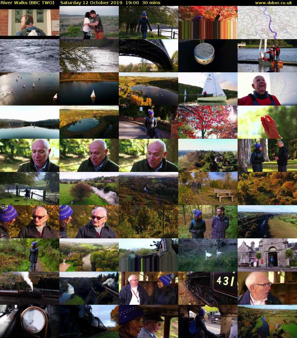 River Walks (BBC TWO) Saturday 12 October 2019 19:00 - 19:30