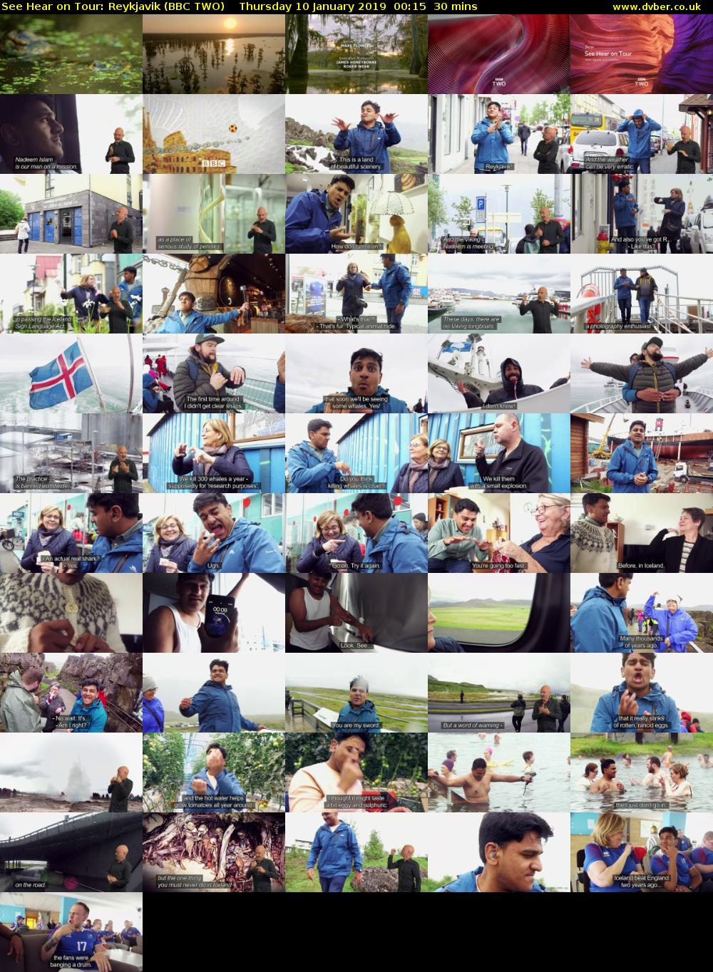 See Hear on Tour: Reykjavik (BBC TWO) Thursday 10 January 2019 00:15 - 00:45