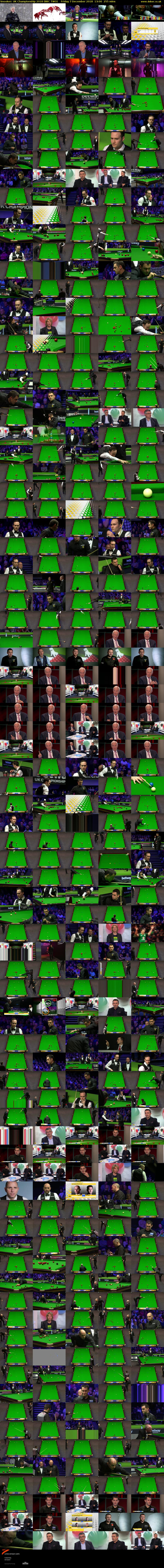 Snooker: UK Championship 2018 (BBC TWO) Friday 7 December 2018 13:00 - 17:15