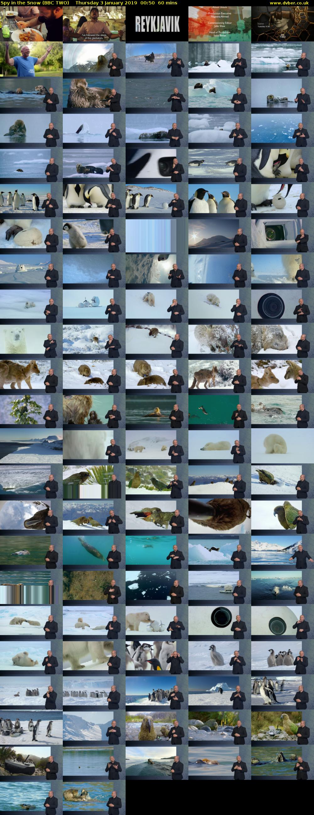 Spy in the Snow (BBC TWO) Thursday 3 January 2019 00:50 - 01:50