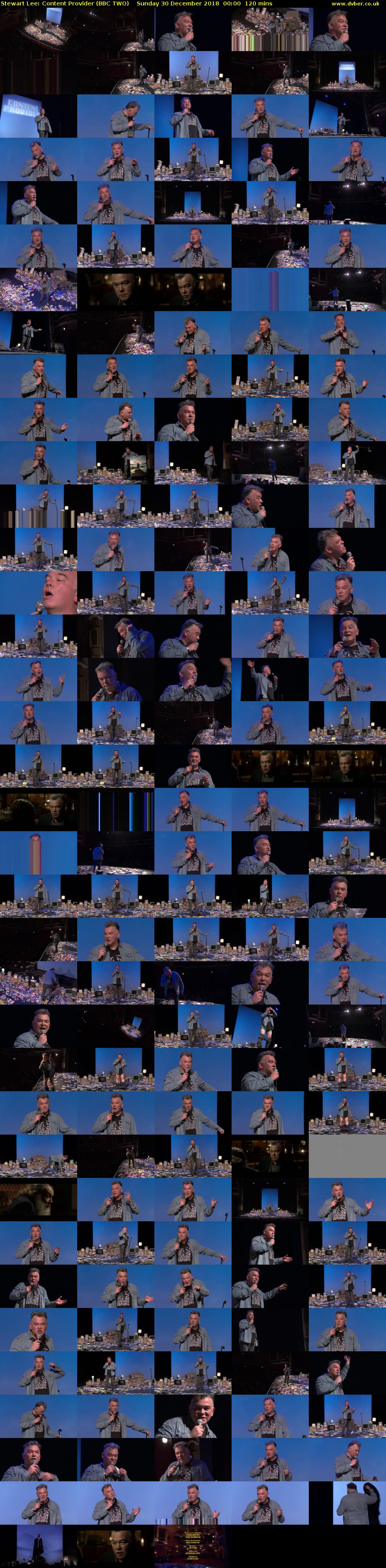 Stewart Lee: Content Provider (BBC TWO) Sunday 30 December 2018 00:00 - 02:00