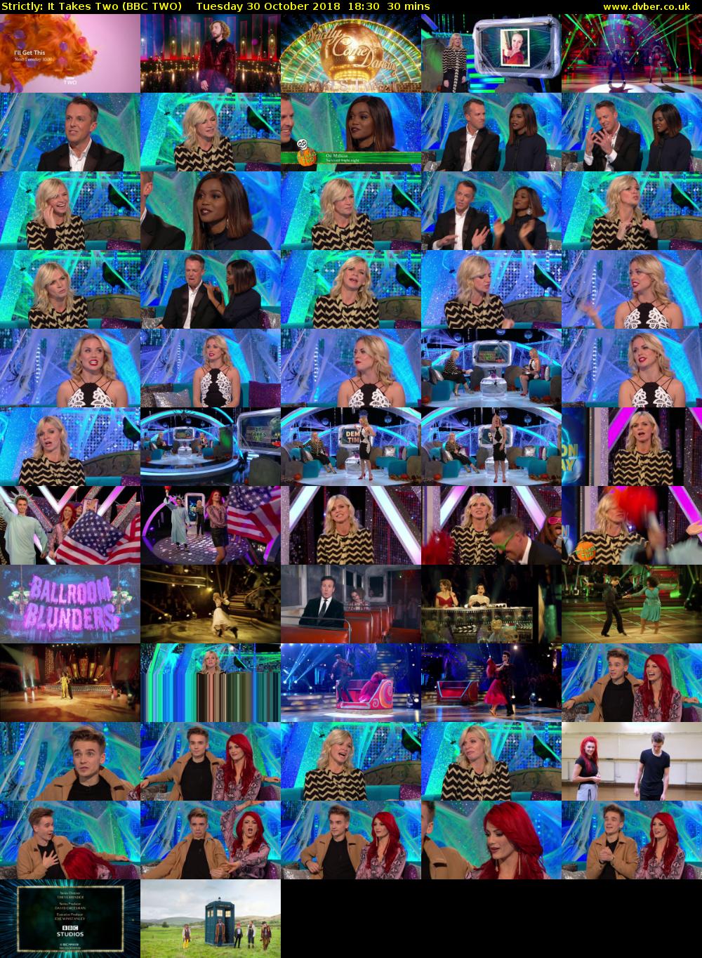 Strictly: It Takes Two (BBC TWO) Tuesday 30 October 2018 18:30 - 19:00