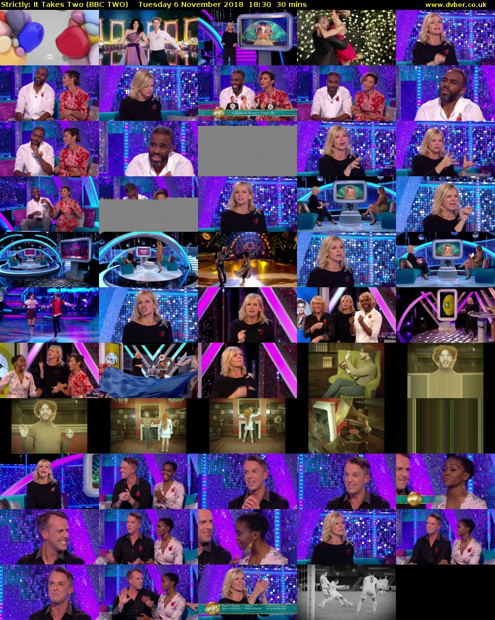 Strictly: It Takes Two (BBC TWO) Tuesday 6 November 2018 18:30 - 19:00