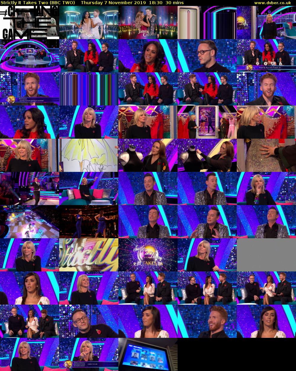 Strictly It Takes Two (BBC TWO) Thursday 7 November 2019 18:30 - 19:00