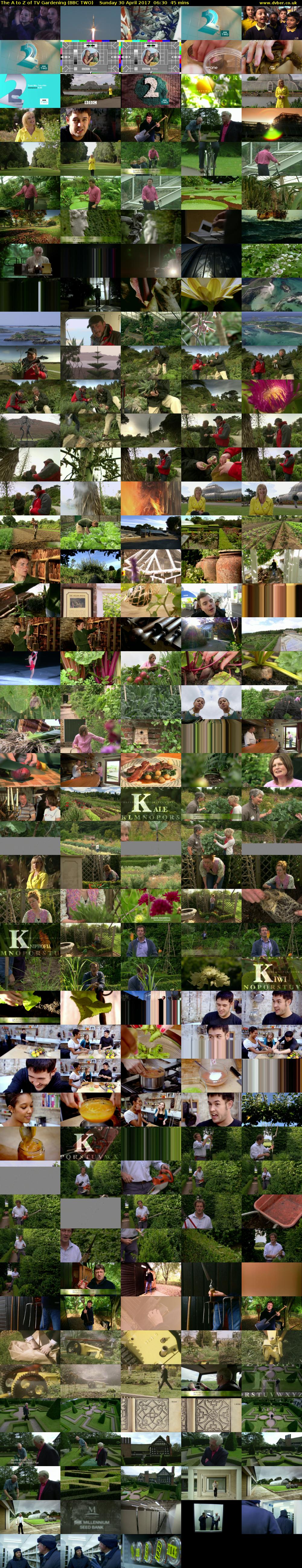 The A to Z of TV Gardening (BBC TWO) Sunday 30 April 2017 06:30 - 07:15