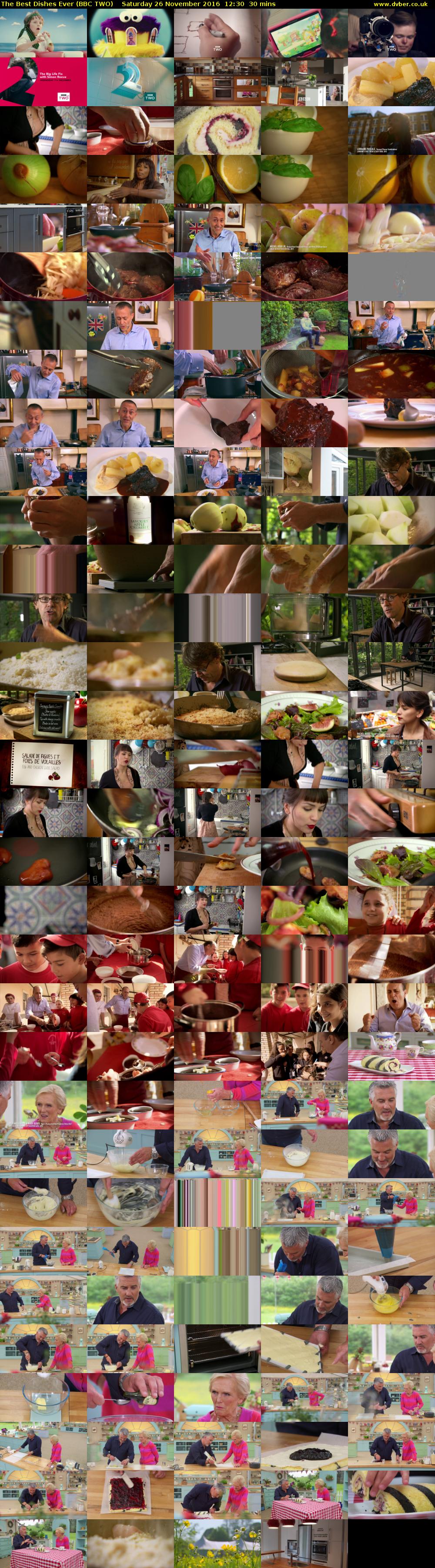 The Best Dishes Ever (BBC TWO) Saturday 26 November 2016 12:30 - 13:00