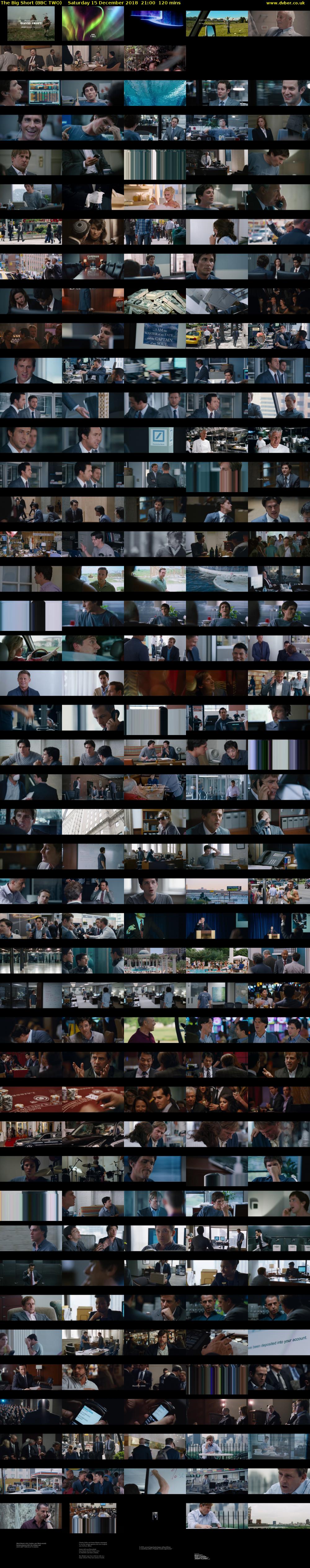 The Big Short (BBC TWO) Saturday 15 December 2018 21:00 - 23:00