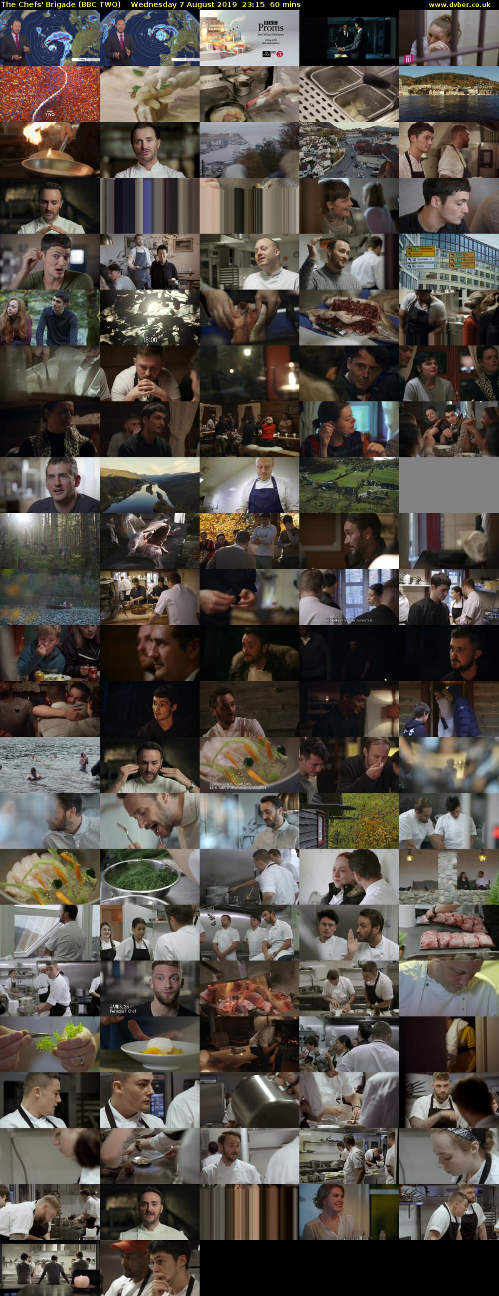 The Chefs' Brigade (BBC TWO) Wednesday 7 August 2019 23:15 - 00:15