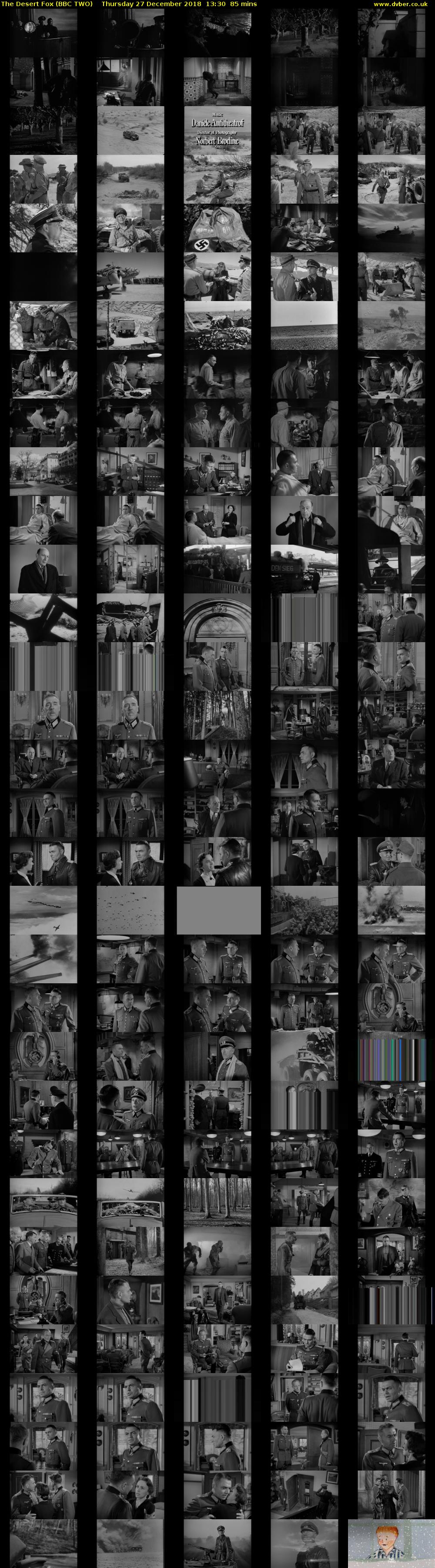 The Desert Fox (BBC TWO) Thursday 27 December 2018 13:30 - 14:55