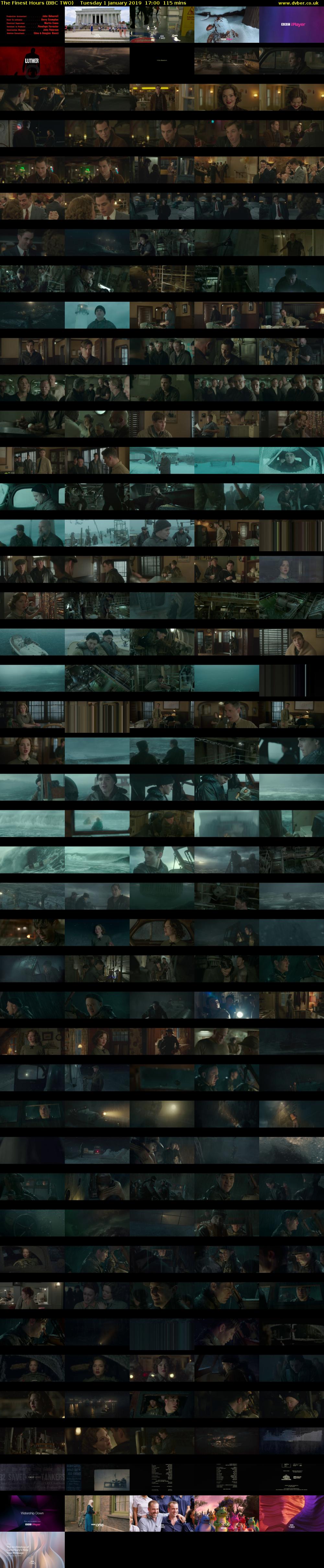 The Finest Hours (BBC TWO) Tuesday 1 January 2019 17:00 - 18:55