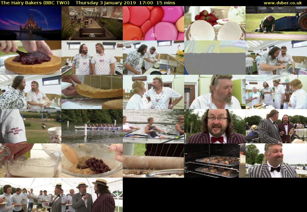 The Hairy Bakers (BBC TWO) Thursday 3 January 2019 17:00 - 17:15