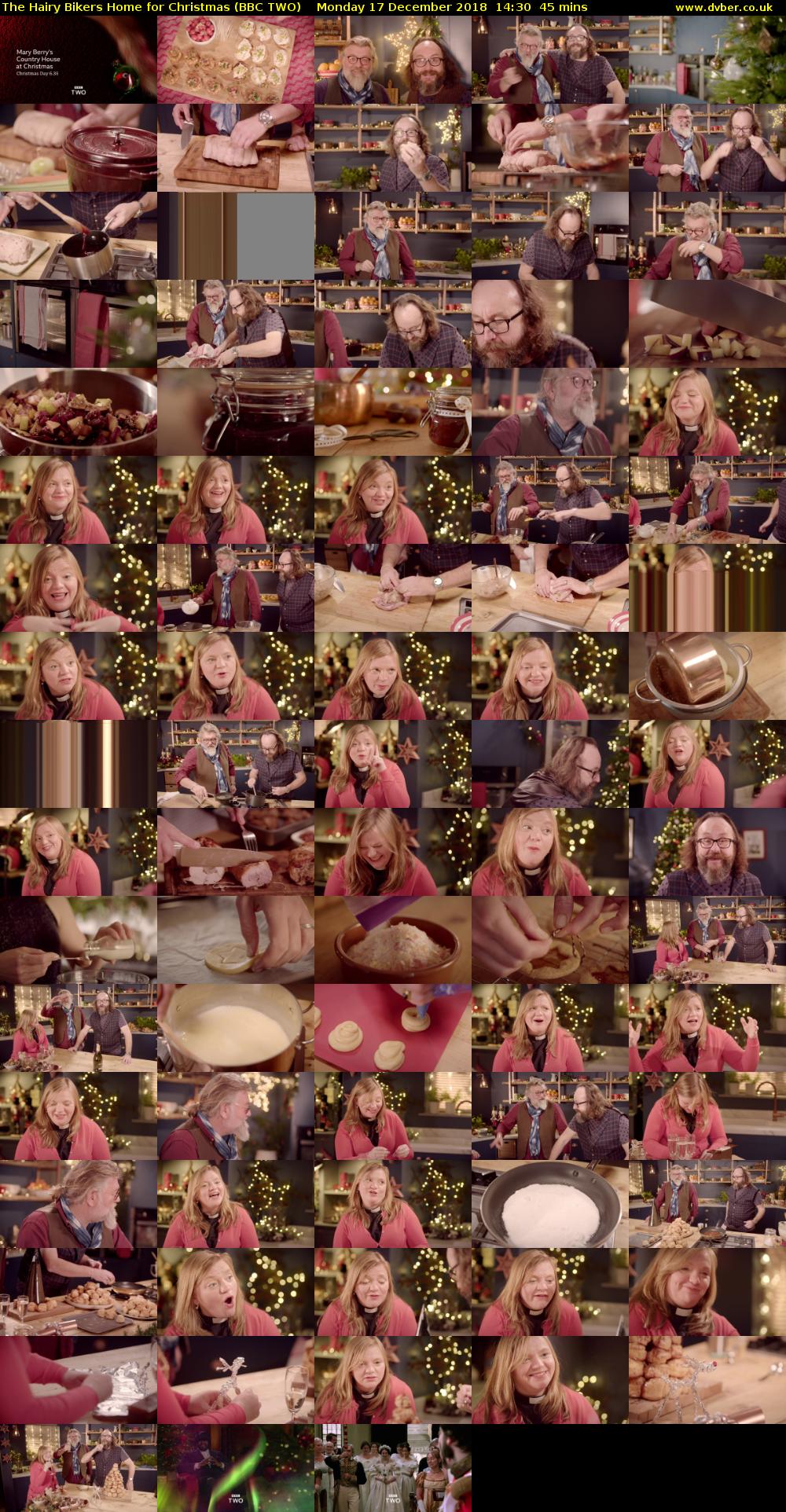 The Hairy Bikers Home for Christmas (BBC TWO) Monday 17 December 2018 14:30 - 15:15