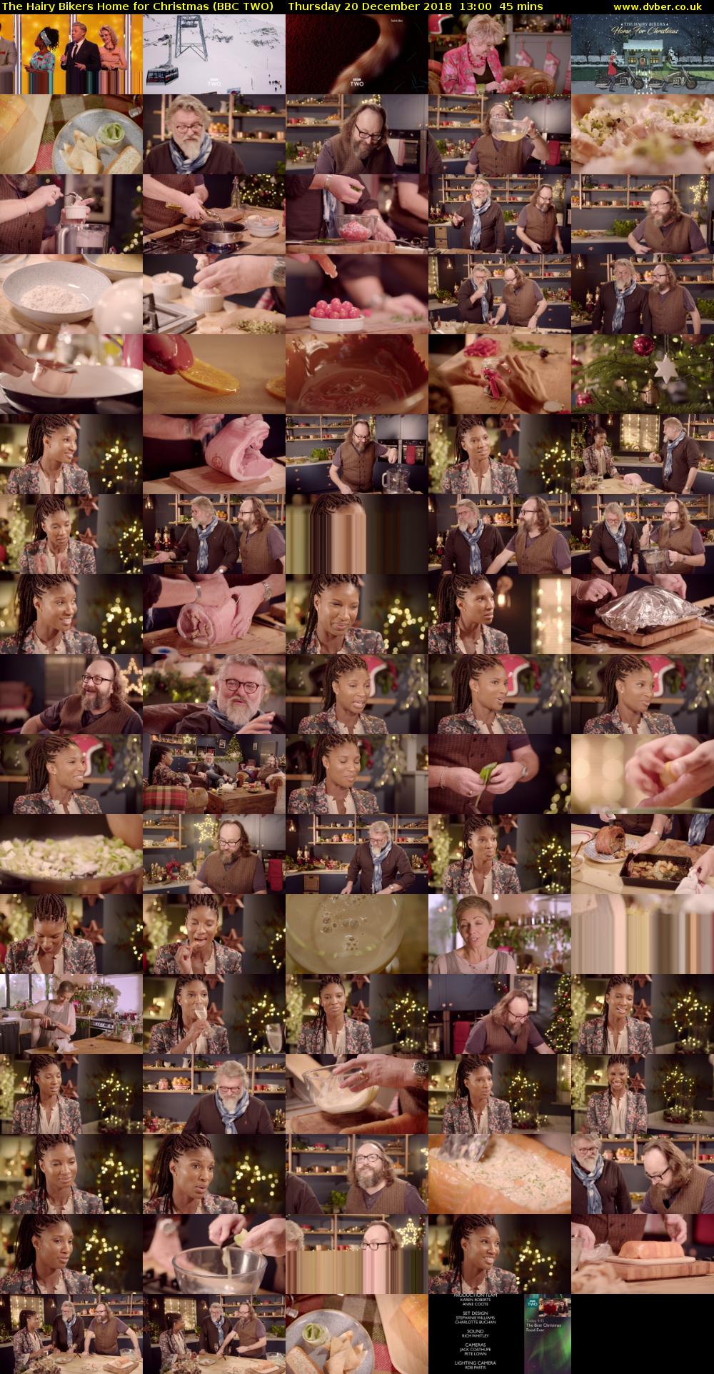 The Hairy Bikers Home for Christmas (BBC TWO) Thursday 20 December 2018 13:00 - 13:45