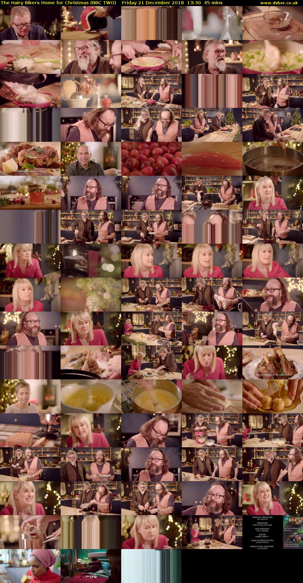The Hairy Bikers Home for Christmas (BBC TWO) Friday 21 December 2018 13:30 - 14:15