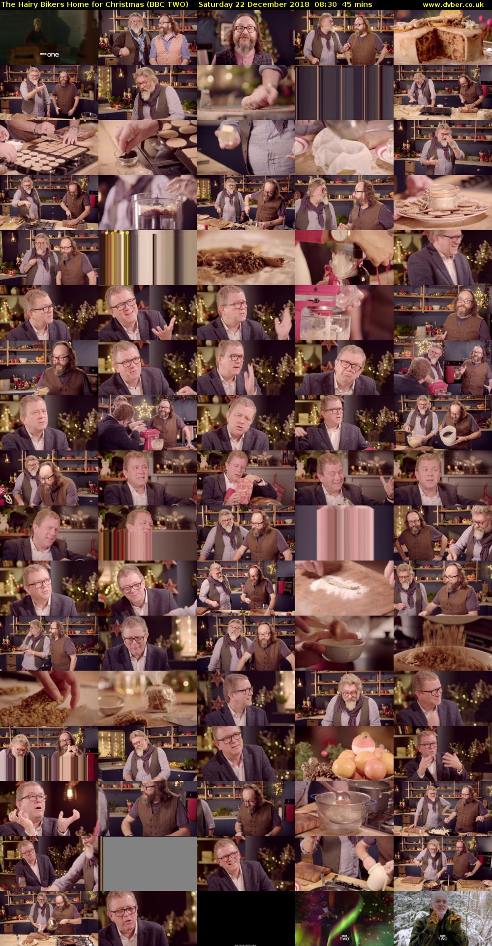 The Hairy Bikers Home for Christmas (BBC TWO) Saturday 22 December 2018 08:30 - 09:15