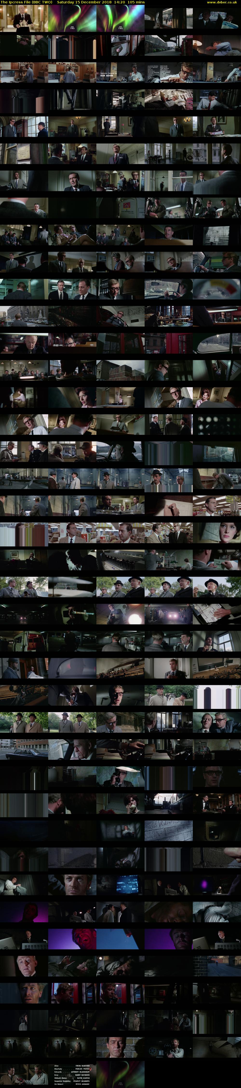 The Ipcress File (BBC TWO) Saturday 15 December 2018 14:20 - 16:05