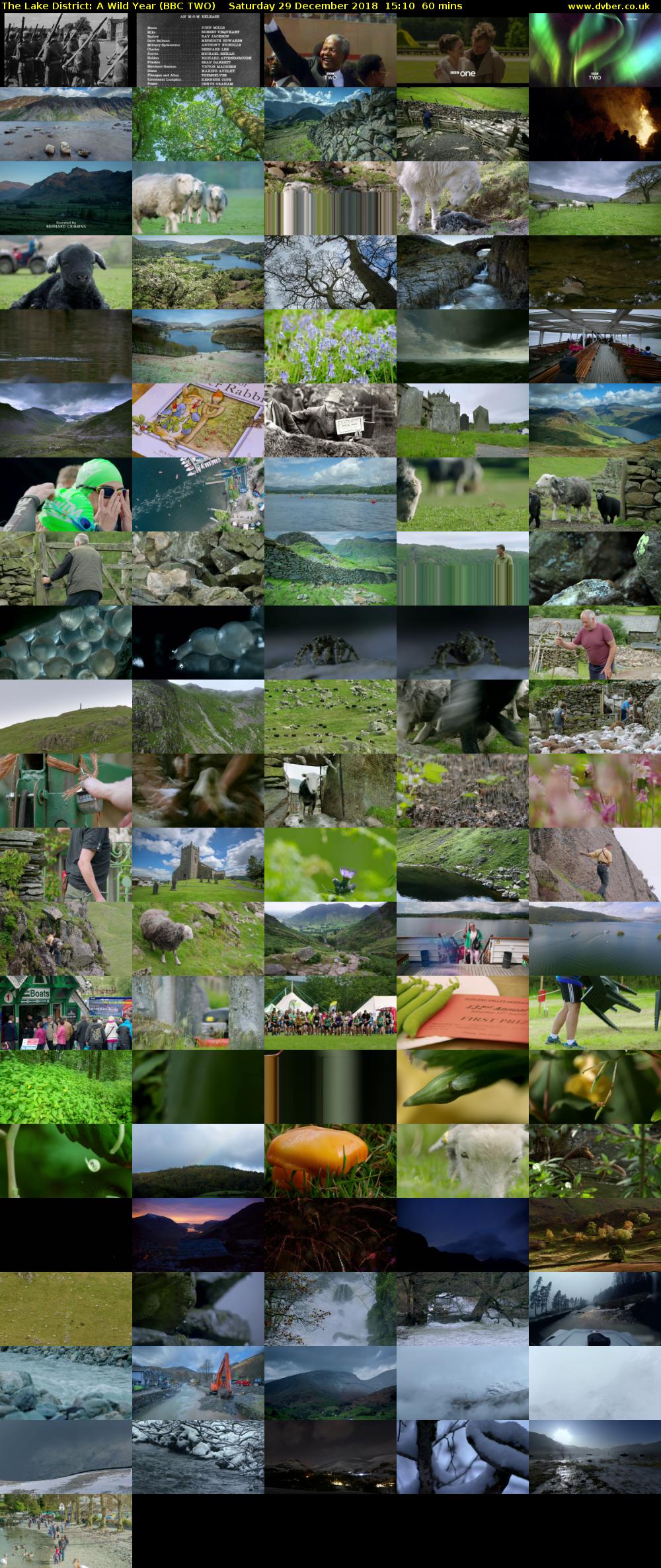 The Lake District: A Wild Year (BBC TWO) Saturday 29 December 2018 15:10 - 16:10