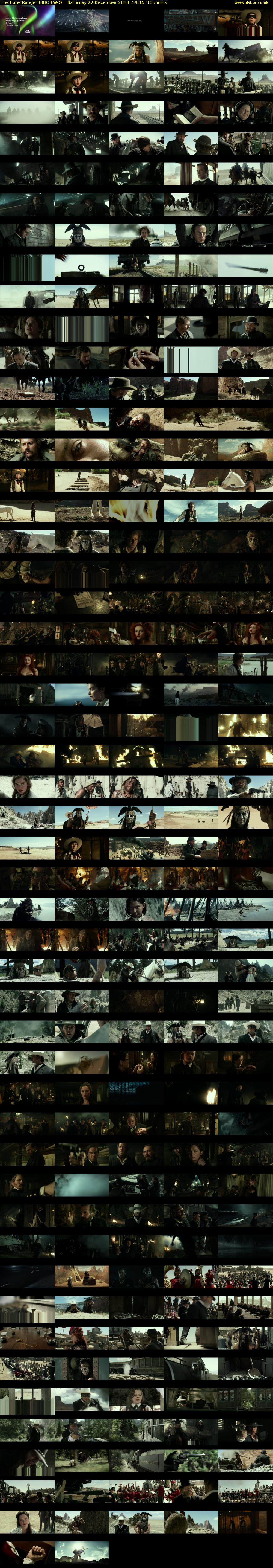 The Lone Ranger (BBC TWO) Saturday 22 December 2018 19:15 - 21:30